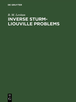 cover image of Inverse Sturm-Liouville Problems